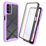 Hybrid Phone Case for Samsung Galaxy A13 4G, PC+TPU All-inclusive Protection Shell with PET Screen Protector