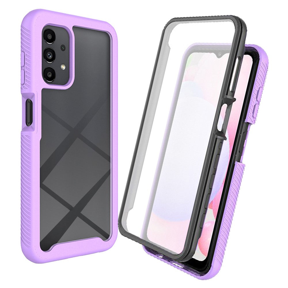 Hybrid Phone Case for Samsung Galaxy A13 4G, PC+TPU All-inclusive Protection Shell with PET Screen Protector