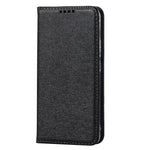 Samsung Galaxy S22+ 5G-mobilcover i PU-læder med silketekstur, stativ, flipcover, tegnebogsetui med håndledsrem