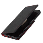 For Samsung Galaxy S22+ 5G Shockproof Genuine Leather Case Litchi Texture Wallet Stand Phone Shell with Hand Strap