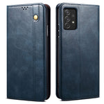 Samsung Galaxy A23 4G / 5G (Global version) Vaxartad Crazy Horse-textur Magnetiskt självabsorberande läderfodral Plånboksstil Stativbok Stötsäkert TPU-innerskal