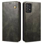 Samsung Galaxy A23 4G / 5G (Global version) Vaxartad Crazy Horse-textur Magnetiskt självabsorberande läderfodral Plånboksstil Stativbok Stötsäkert TPU-innerskal