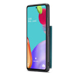 JEEHOOD For Samsung Galaxy A53 5G Shell Detachable 2-in-1 Wallet Kickstand Design Leather Coated TPU Phone Case