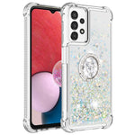 Til Samsung Galaxy A13 4G TPU-cover med støttefod, Quicksand, stødsikkert cover