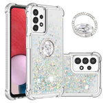 Til Samsung Galaxy A13 4G TPU-cover med støttefod, Quicksand, stødsikkert cover