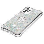 Til Samsung Galaxy A13 4G TPU-cover med støttefod, Quicksand, stødsikkert cover