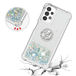 Til Samsung Galaxy A13 4G TPU-cover med støttefod, Quicksand, stødsikkert cover
