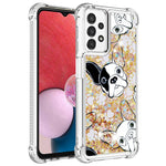 Til Samsung Galaxy A13 4G TPU Cover med Quicksand og Mønstertryk