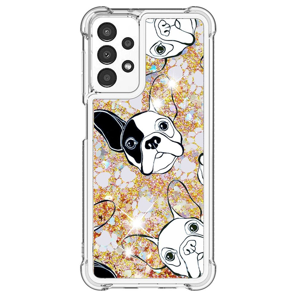 Til Samsung Galaxy A13 4G TPU Cover med Quicksand og Mønstertryk