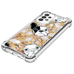 Til Samsung Galaxy A13 4G TPU Cover med Quicksand og Mønstertryk