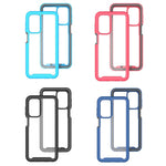 For Samsung Galaxy A23 4G / 5G (Global Version) TPU Bumper Transparent PC + Acrylic Back Case Anti-scratch Phone Cover