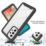 Til Samsung Galaxy A53 5G TPU Ramme PC + Akryl Bagside Hybrid Telefon Cover