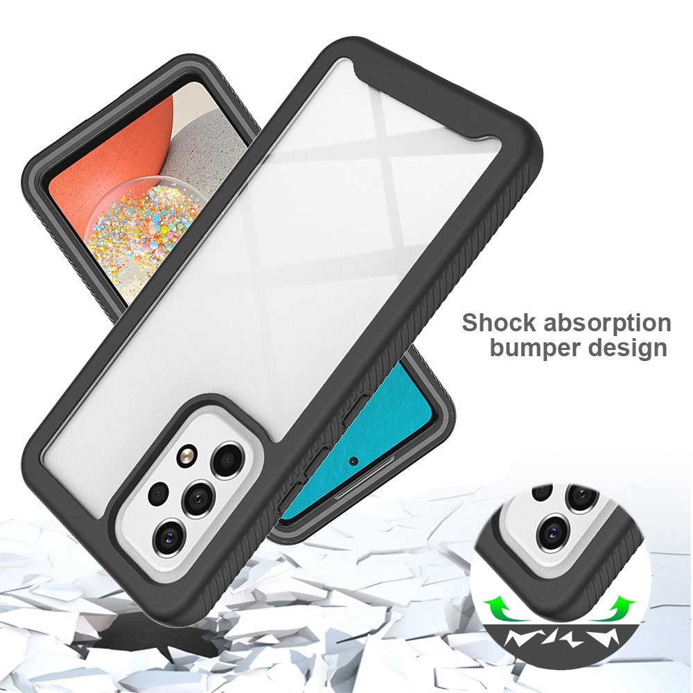 Til Samsung Galaxy A53 5G TPU Ramme PC + Akryl Bagside Hybrid Telefon Cover