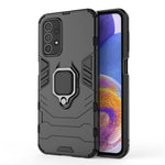 Ring Kickstand Telefoncover til Samsung Galaxy A23 4G / 5G (Global Version), Blød TPU + Hård PC Anti-fald Beskyttelsescover