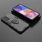 Ring Kickstand Telefoncover til Samsung Galaxy A23 4G / 5G (Global Version), Blød TPU + Hård PC Anti-fald Beskyttelsescover
