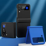 For Samsung Galaxy Z Flip3 5G Hinge Design Hard PC Phone Case Anti-drop Folding Protective Cover
