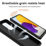 Til Samsung Galaxy A53 5G Cover med Kameralinsebeskyttelse, Ring Kickstand Hybrid PC + TPU