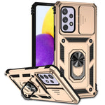 Til Samsung Galaxy A53 5G Cover med Kameralinsebeskyttelse, Ring Kickstand Hybrid PC + TPU
