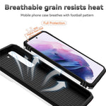 Samsung Galaxy S22 5G Kameraskyddsskal TPU + PC Halkfri Stötsäkert Skyddande mobilskal med Ringhållare Stöd