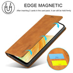 LC.IMEEKE Pung Cover til Samsung Galaxy A33 5G, Folde Stand PU Læder Stærk Magnetisk Sugebeskyttende Cover