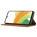 LC.IMEEKE Pung Cover til Samsung Galaxy A33 5G, Folde Stand PU Læder Stærk Magnetisk Sugebeskyttende Cover
