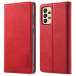 LC.IMEEKE Pung Cover til Samsung Galaxy A33 5G, Folde Stand PU Læder Stærk Magnetisk Sugebeskyttende Cover