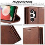LC.IMEEKE Flipfodral för Samsung Galaxy A13 4G / A04 4G (164,4 x 76,3 x 9,1 mm), Texturerat PU-läder, stativ, stötsäkert TPU-innerskal