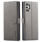 LC.IMEEKE Flipfodral för Samsung Galaxy A13 4G / A04 4G (164,4 x 76,3 x 9,1 mm), Texturerat PU-läder, stativ, stötsäkert TPU-innerskal