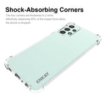 ENKAY HAT PRINCE til Samsung Galaxy A23 4G / 5G (global version), transparent skridsikkert mobilcover i blød TPU med fire forstærkede hjørner og beskyttende etui