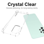 ENKAY HAT PRINCE til Samsung Galaxy A23 4G / 5G (global version), transparent skridsikkert mobilcover i blød TPU med fire forstærkede hjørner og beskyttende etui