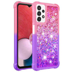 Til Samsung Galaxy A13 4G TPU-cover med gradient og quicksand-effekt til telefonens bagside