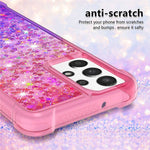 Til Samsung Galaxy A13 4G TPU-cover med gradient og quicksand-effekt til telefonens bagside