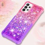 Til Samsung Galaxy A13 4G TPU-cover med gradient og quicksand-effekt til telefonens bagside