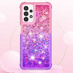 Til Samsung Galaxy A13 4G TPU-cover med gradient og quicksand-effekt til telefonens bagside