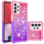 Til Samsung Galaxy A13 4G TPU-cover med gradient og quicksand-effekt til telefonens bagside