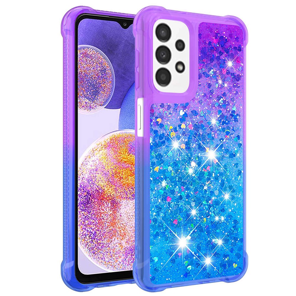 Til Samsung Galaxy A23 4G / 5G (global version) TPU-cover Gradient Quicksand telefonbagside