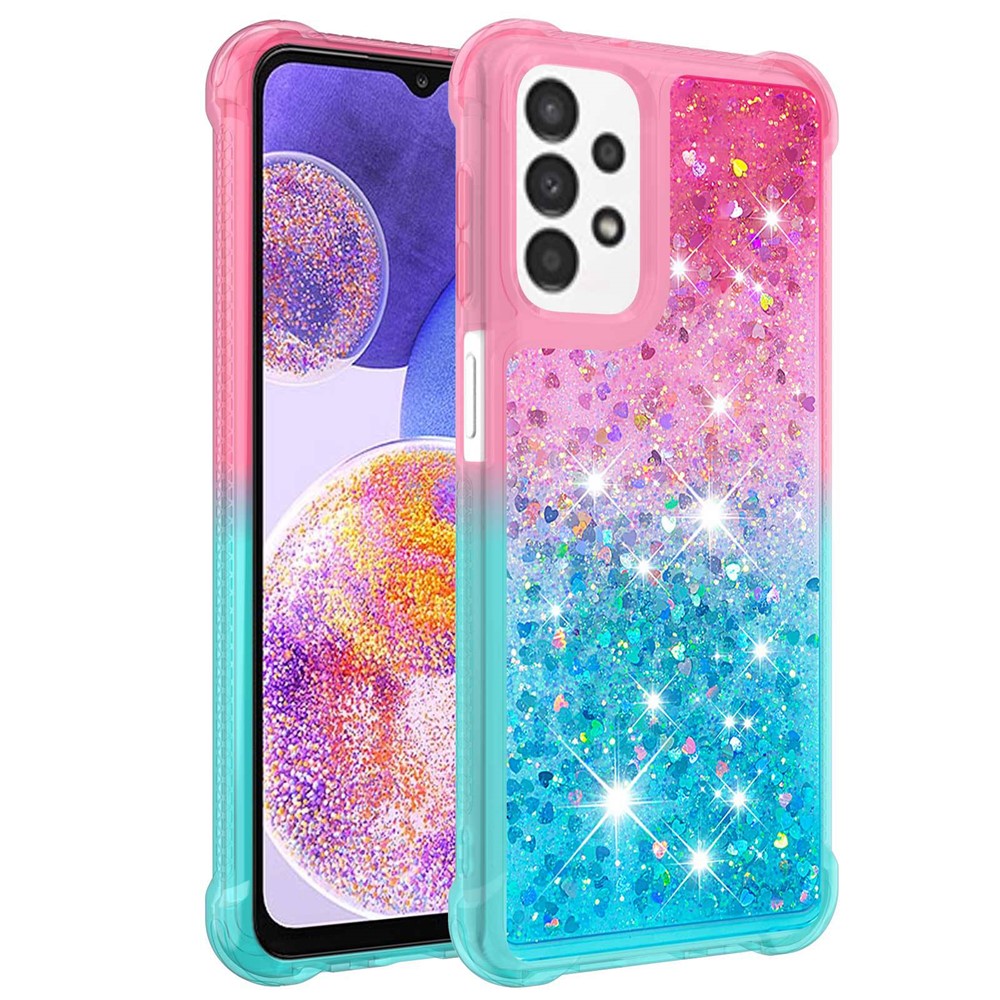 Til Samsung Galaxy A23 4G / 5G (global version) TPU-cover Gradient Quicksand telefonbagside