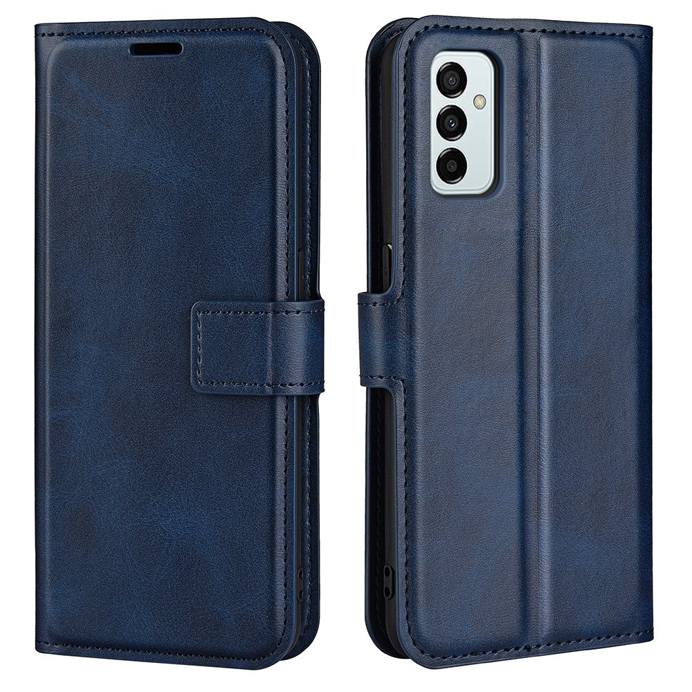 For Samsung Galaxy M23 5G/F23 5G Anti-slip Textured PU Leather Cover Stand Feature Magnetic Closure Shockproof Flip Wallet Case