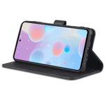 AZNS Shockproof Phone Case for Samsung Galaxy A23 4G / 5G (Global Version) PU Leather Anti-dust Folio Flip Cover Wallet Phone Case with Stand
