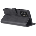 AZNS Shockproof Phone Case for Samsung Galaxy A23 4G / 5G (Global Version) PU Leather Anti-dust Folio Flip Cover Wallet Phone Case with Stand