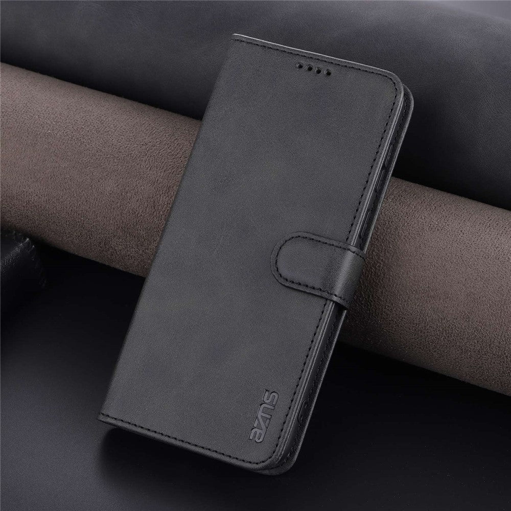 AZNS Shockproof Phone Case for Samsung Galaxy A23 4G / 5G (Global Version) PU Leather Anti-dust Folio Flip Cover Wallet Phone Case with Stand