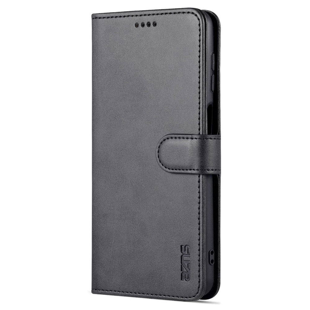 AZNS Shockproof Phone Case for Samsung Galaxy A23 4G / 5G (Global Version) PU Leather Anti-dust Folio Flip Cover Wallet Phone Case with Stand
