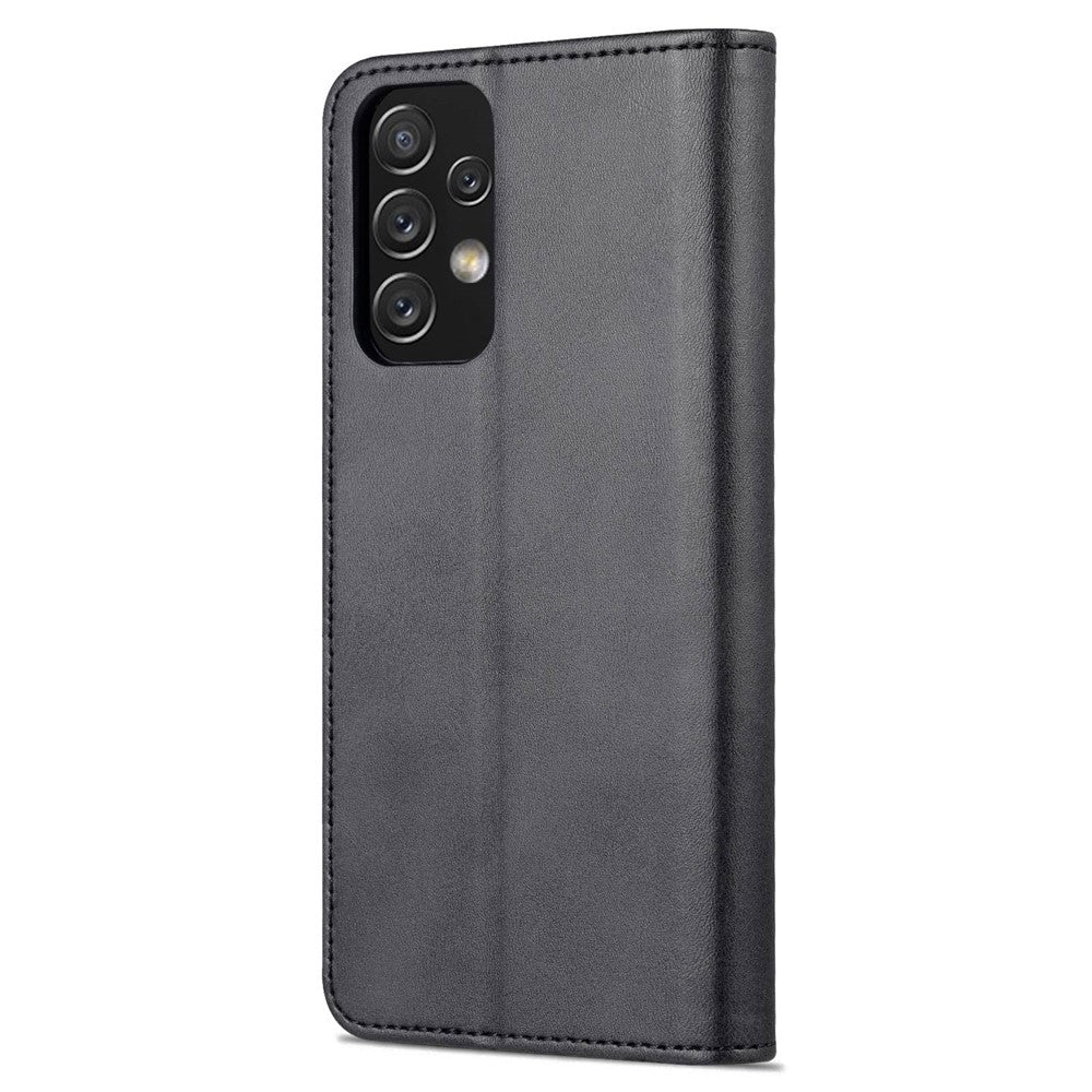 AZNS Shockproof Phone Case for Samsung Galaxy A23 4G / 5G (Global Version) PU Leather Anti-dust Folio Flip Cover Wallet Phone Case with Stand