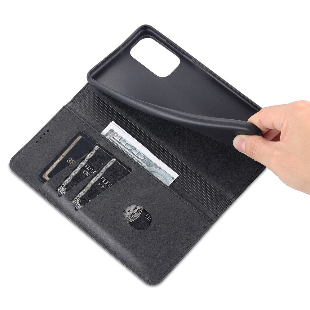 AZNS Wallet Phone Case for Samsung Galaxy A23 4G / 5G (Global Version) PU Leather Folio Flip Cover Magnetic Closure Textured Phone Protector with Stand