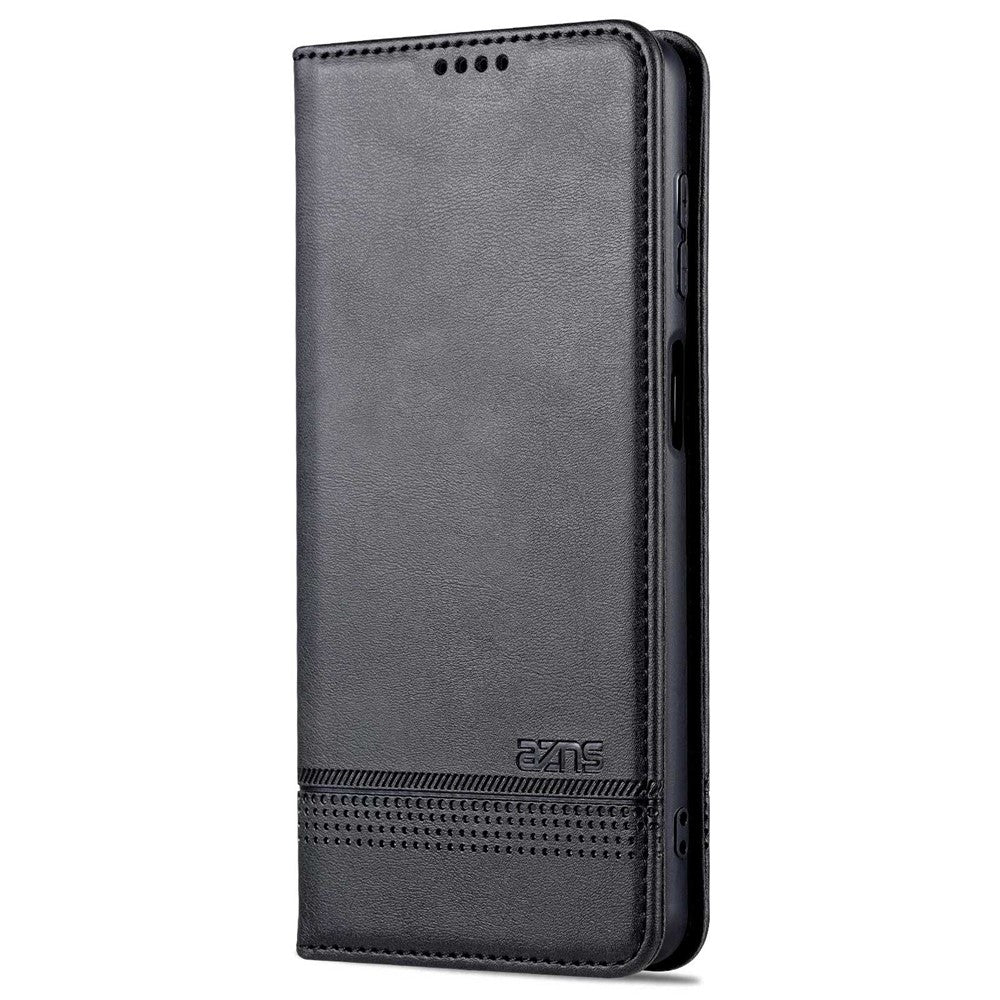AZNS Wallet Phone Case for Samsung Galaxy A23 4G / 5G (Global Version) PU Leather Folio Flip Cover Magnetic Closure Textured Phone Protector with Stand