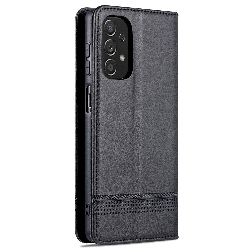 AZNS Wallet Phone Case for Samsung Galaxy A23 4G / 5G (Global Version) PU Leather Folio Flip Cover Magnetic Closure Textured Phone Protector with Stand