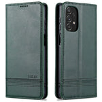 AZNS Wallet Phone Case for Samsung Galaxy A23 4G / 5G (Global Version) PU Leather Folio Flip Cover Magnetic Closure Textured Phone Protector with Stand