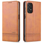 AZNS Wallet Phone Case for Samsung Galaxy A23 4G / 5G (Global Version) PU Leather Folio Flip Cover Magnetic Closure Textured Phone Protector with Stand