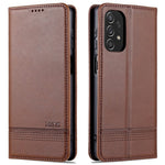 AZNS Wallet Phone Case for Samsung Galaxy A23 4G / 5G (Global Version) PU Leather Folio Flip Cover Magnetic Closure Textured Phone Protector with Stand