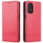 AZNS Wallet Phone Case for Samsung Galaxy A23 4G / 5G (Global Version) PU Leather Folio Flip Cover Magnetic Closure Textured Phone Protector with Stand